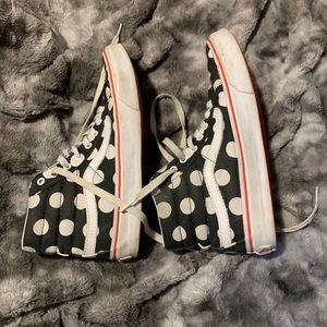 Polkadot hightop vans